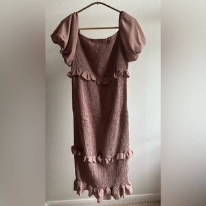 NWT Women’s Maternity Smocked Dress Size 10